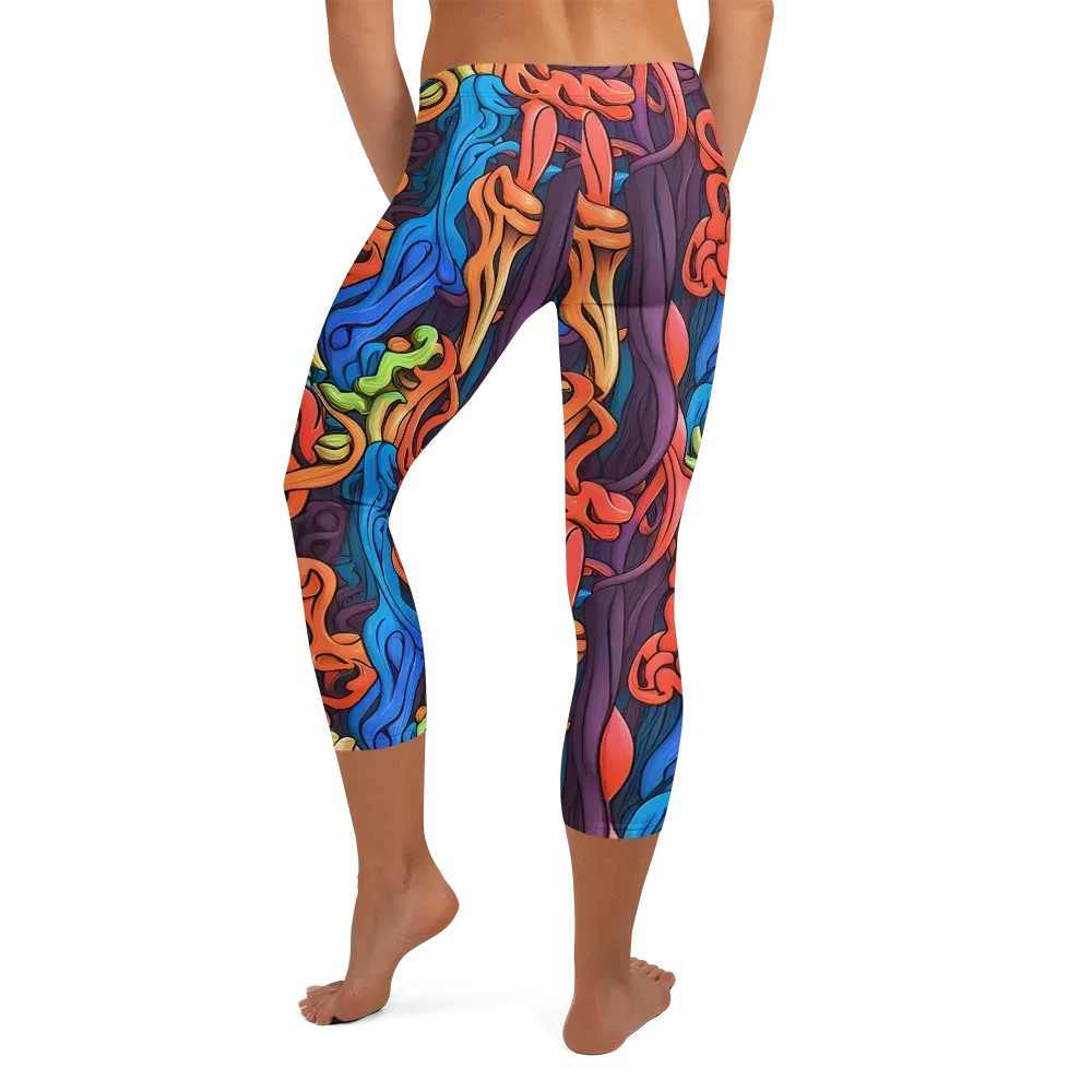 Tooker's Reverie on Capri Leggings — Back