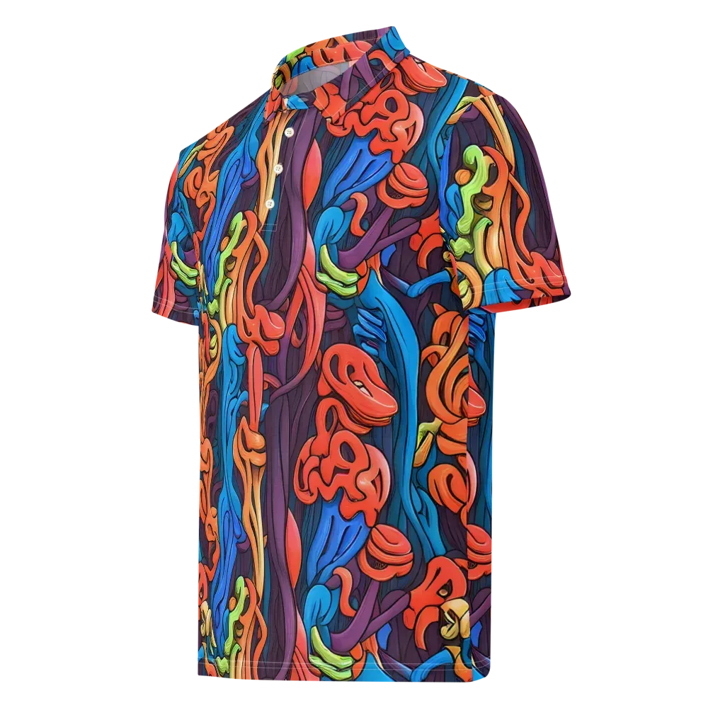 Tooker's Reverie on Men's Slim Fit Polo Shirt — Left Front