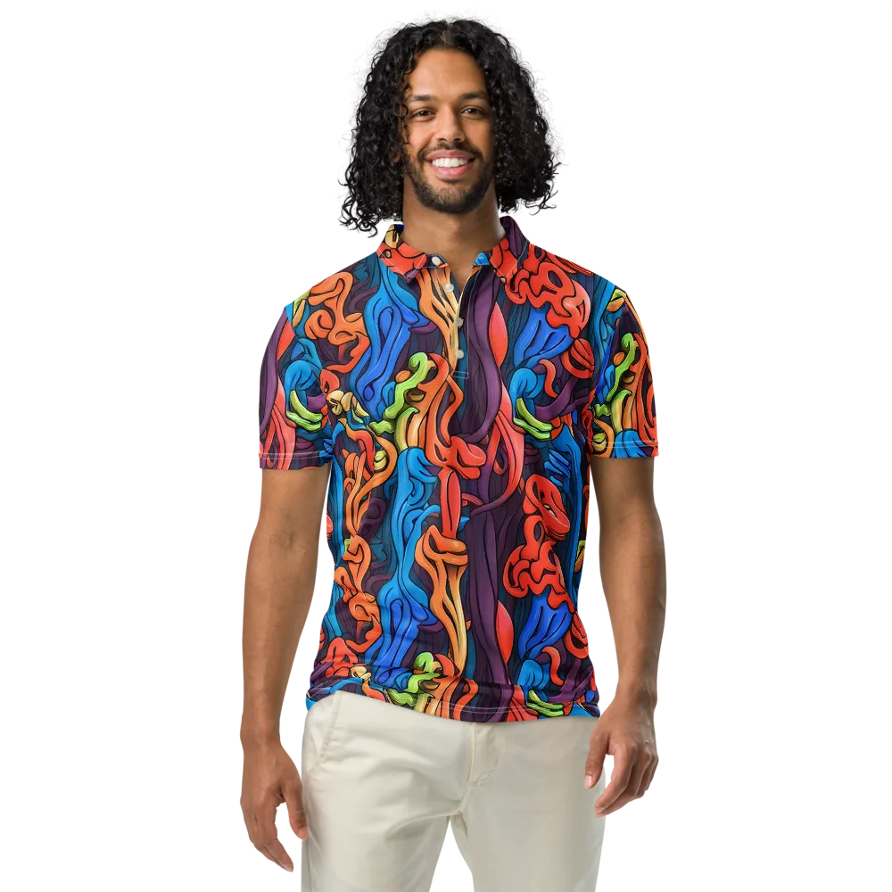 Tooker's Reverie on Men's Slim Fit Polo Shirt — Front