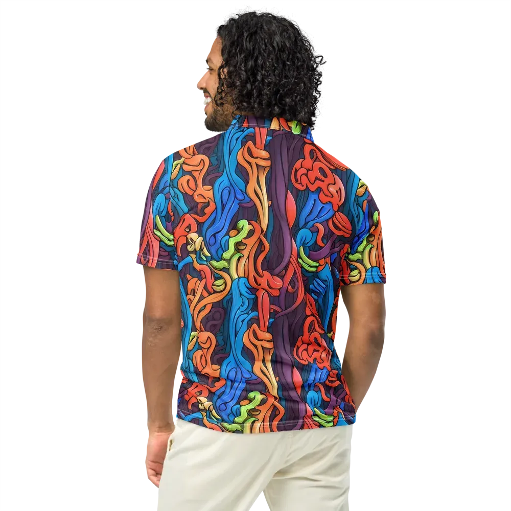 Tooker's Reverie on Men's Slim Fit Polo Shirt — Back