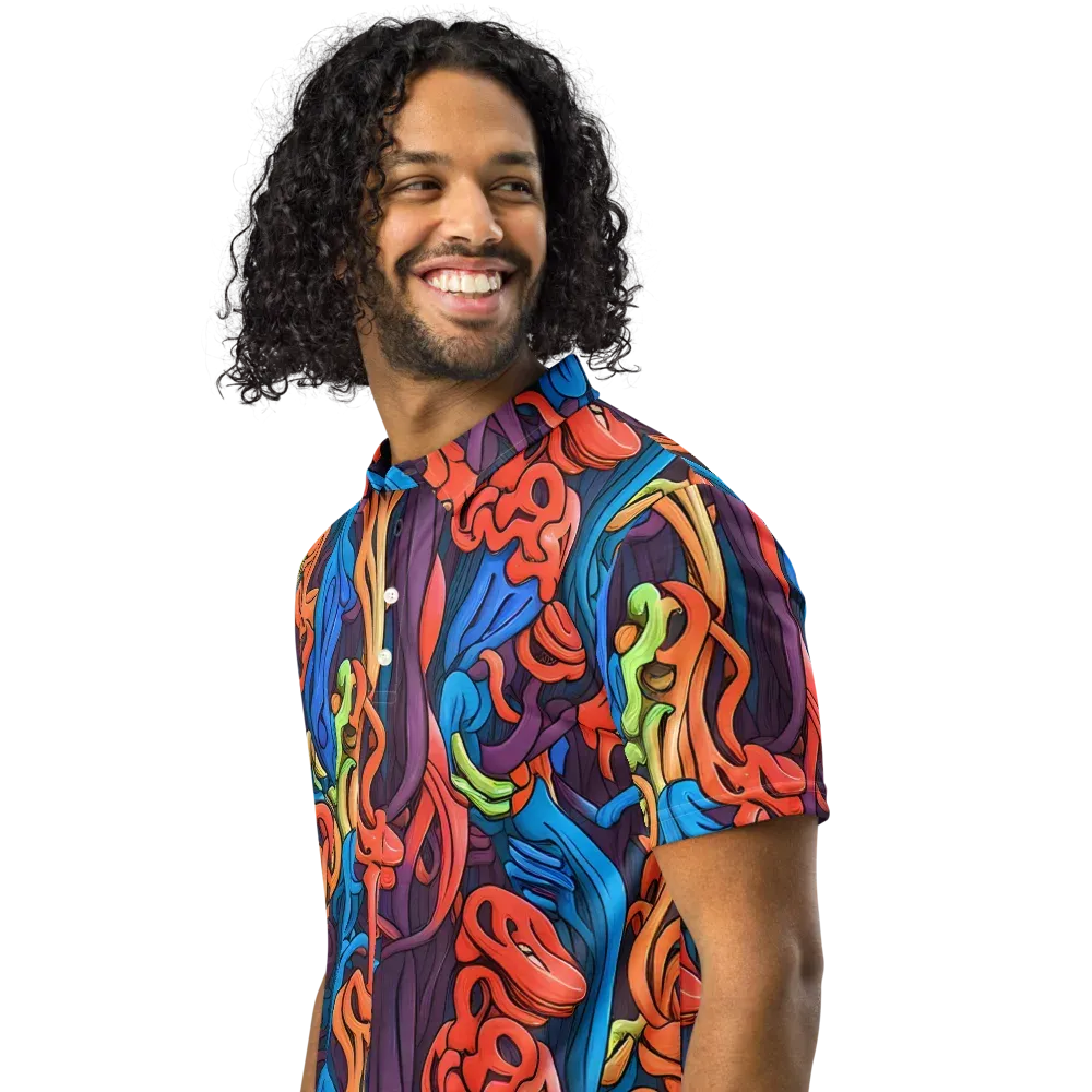 Tooker's Reverie on Men's Slim Fit Polo Shirt — Left Front
