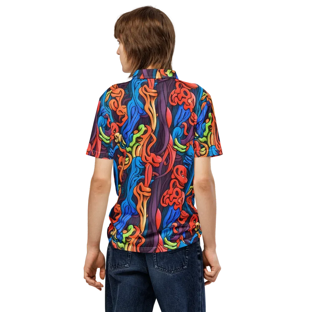 Tooker's Reverie on Men's Slim Fit Polo Shirt — Back