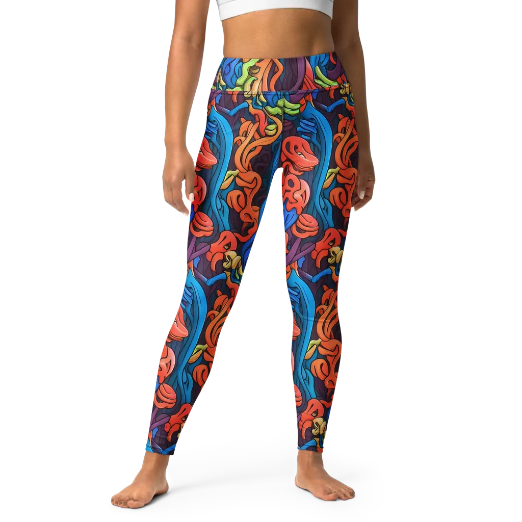 Tooker's Reverie on Yoga Leggings — Front