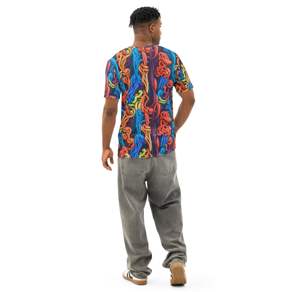 Tooker's Reverie on Men's Cotton Crew Neck T-Shirt — Back