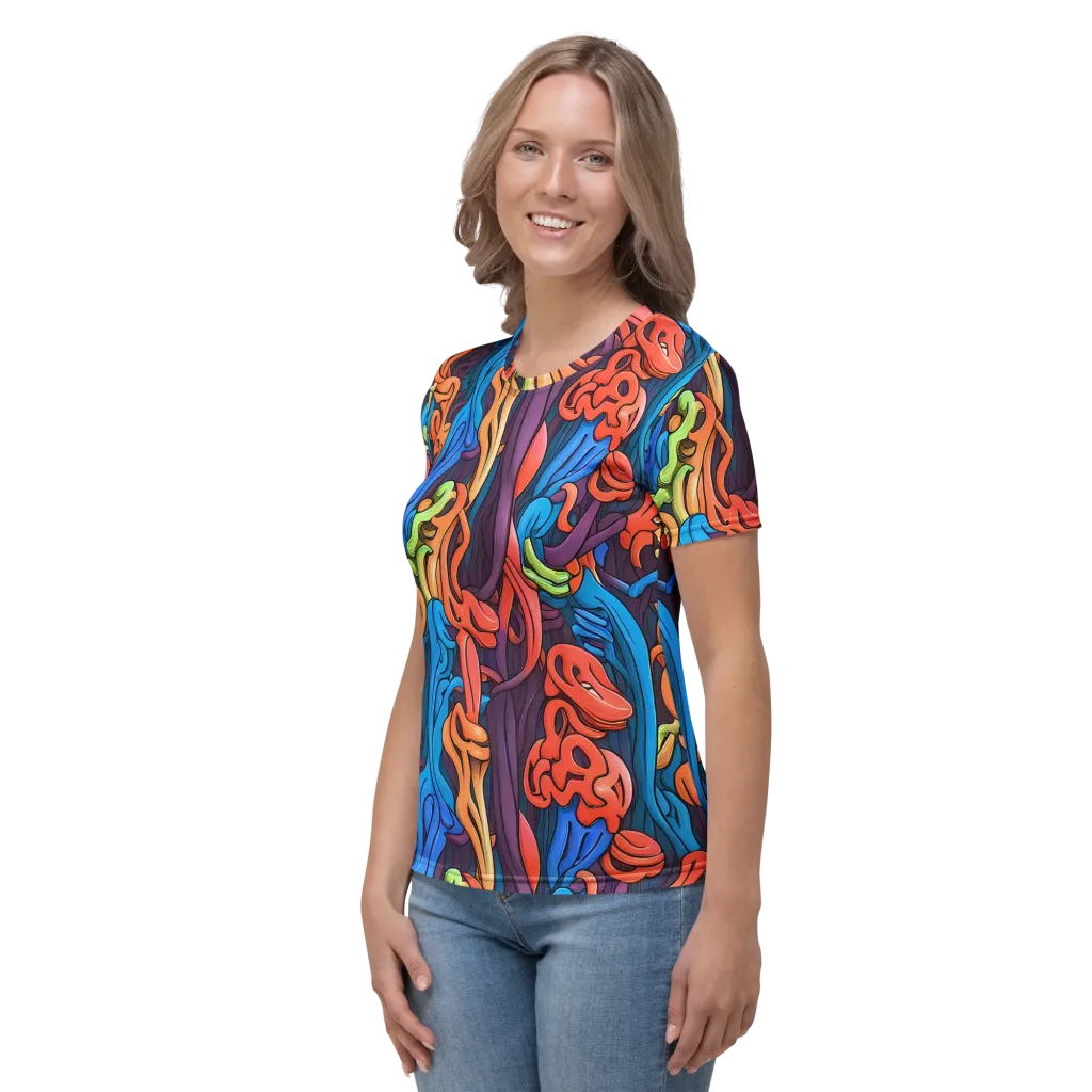 Tooker's Reverie on Women's Crew Neck T-Shirt — Left