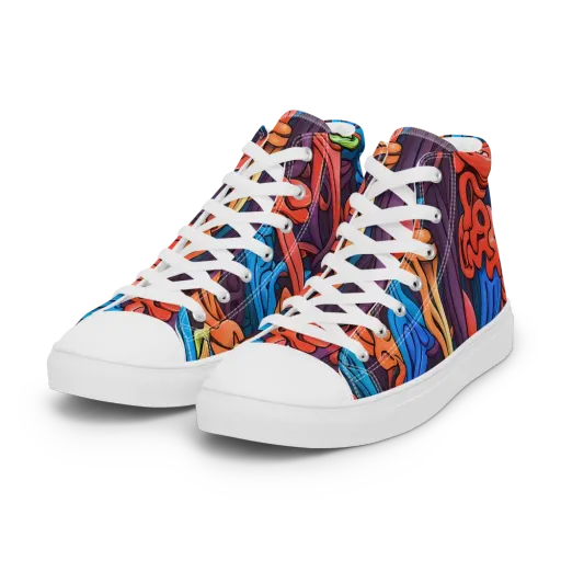 Tooker's Reverie on a Women's High Top Canvas Shoes