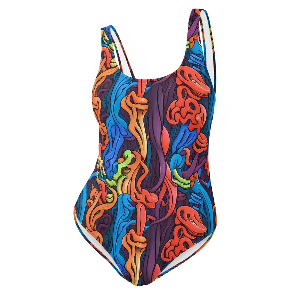 Tooker's Reverie on One-Piece Swimsuit — Front