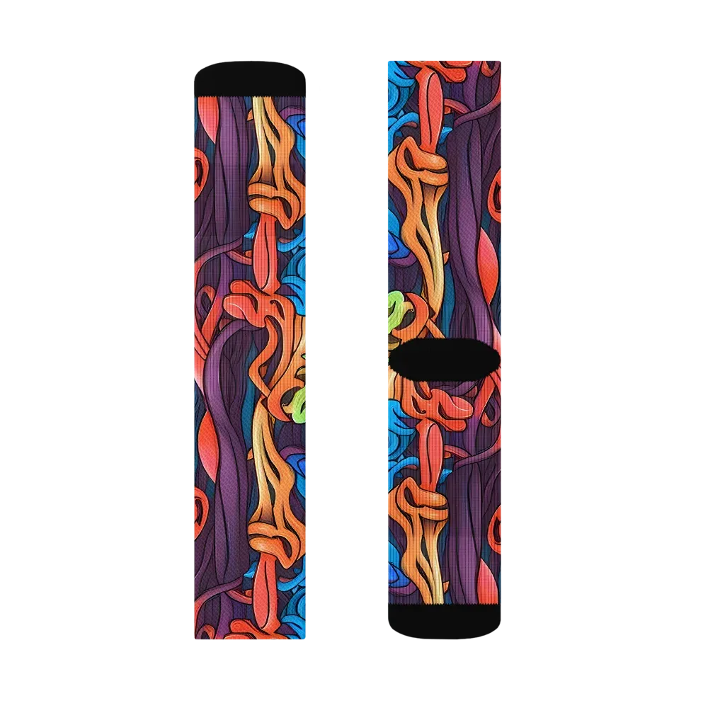 Tooker's Reverie on Socks — Right Sock
