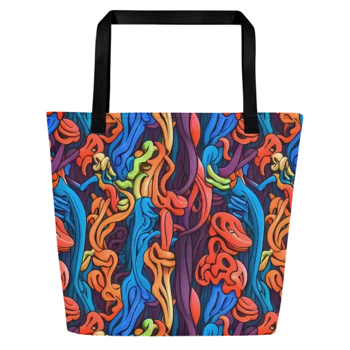 Tooker's Reverie on a Large Tote Bag W/ Pocket