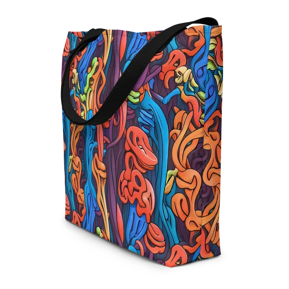 Tooker's Reverie on Large Tote Bag W/ Pocket — Front
