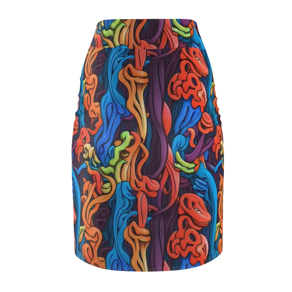 Tooker's Reverie on Pencil Skirt — Back
