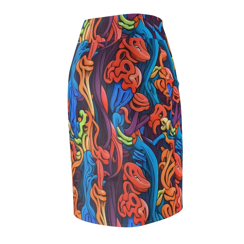 Tooker's Reverie on Pencil Skirt — Back Side