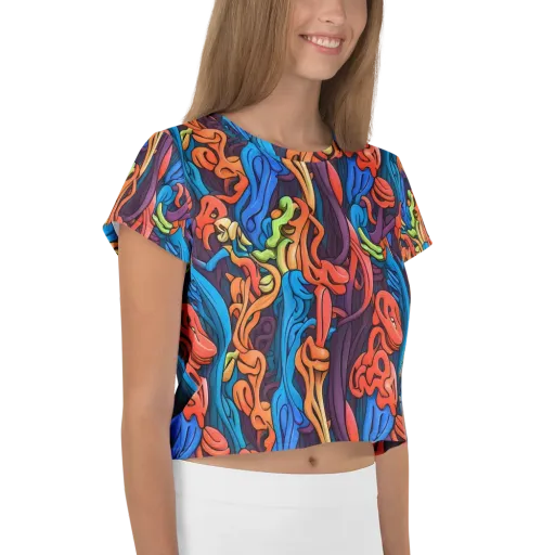 Tooker's Reverie on a Crop Tee