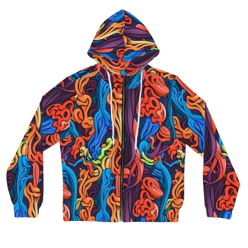Tooker's Reverie on a Women's Full-Zip Hoodie