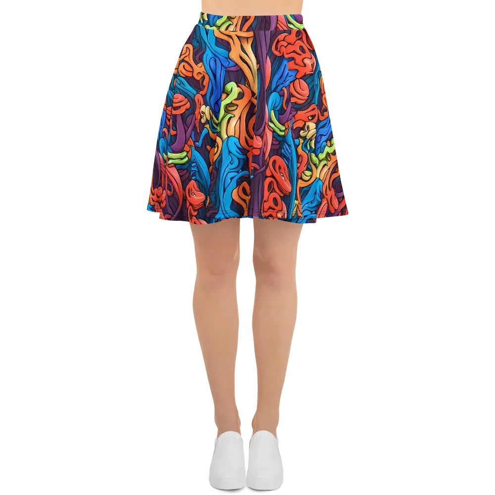 Tooker's Reverie on Skater Skirt — Front