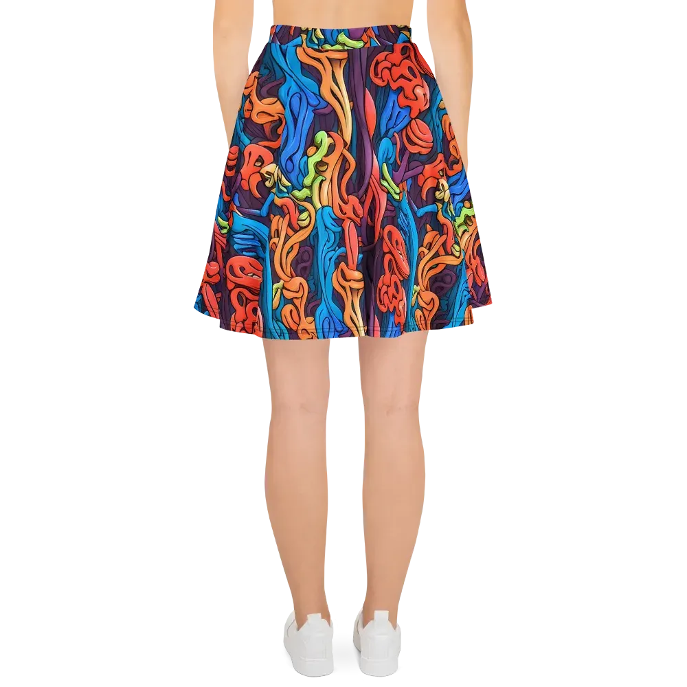 Tooker's Reverie on Skater Skirt — Back