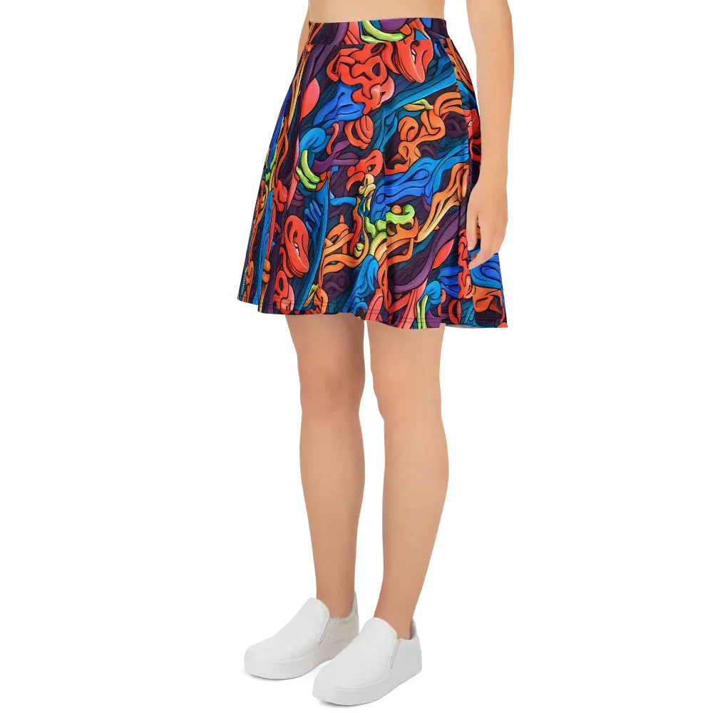 Tooker's Reverie on Skater Skirt — Left