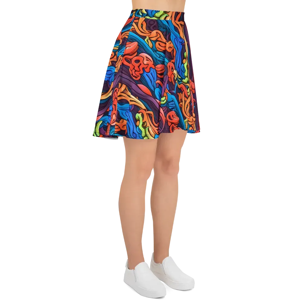 Tooker's Reverie on Skater Skirt — Right