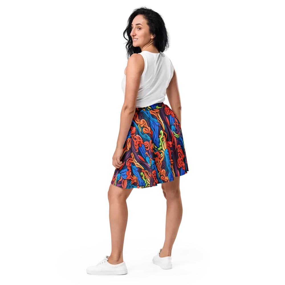 Tooker's Reverie on Skater Skirt — Back