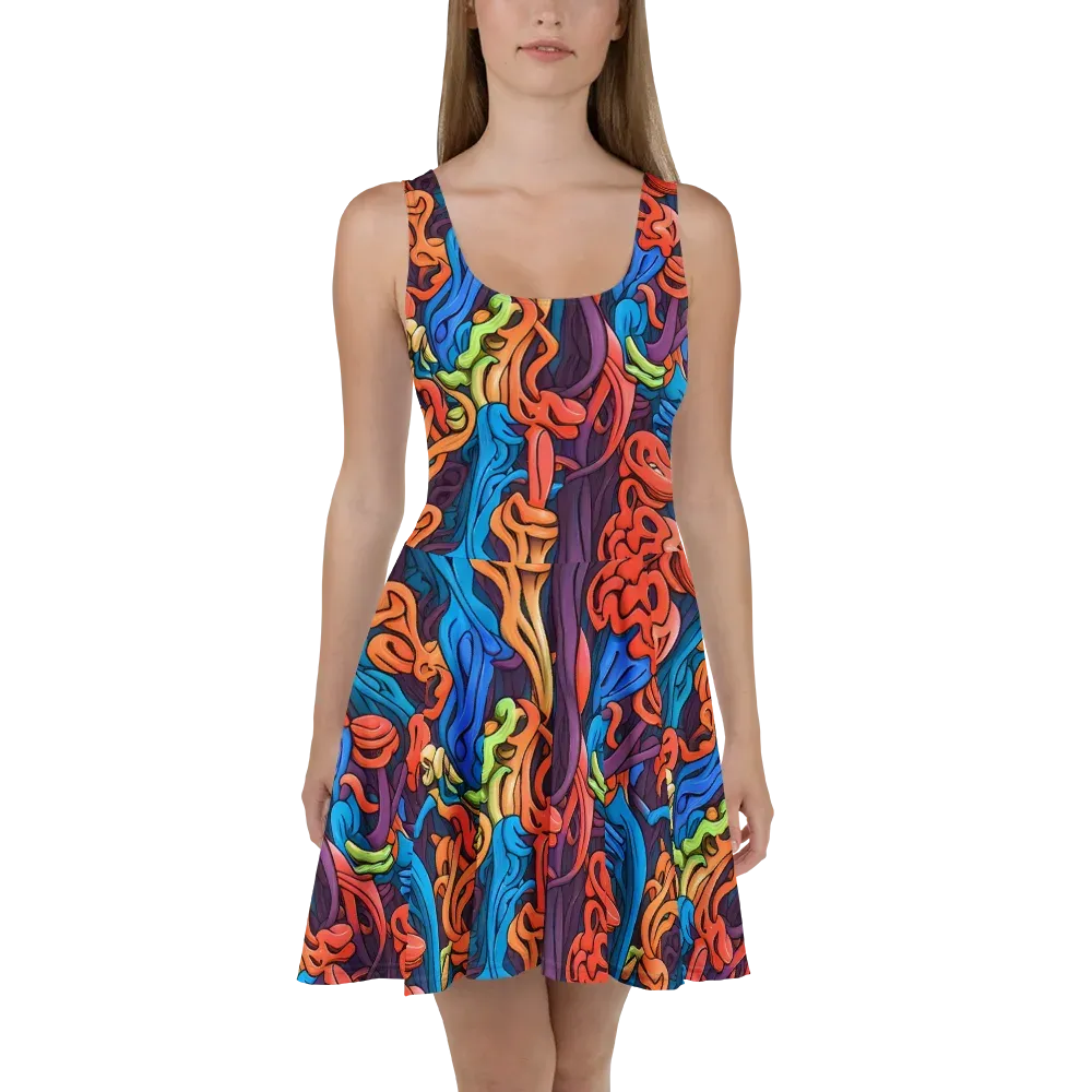 Tooker's Reverie on Skater Dress — Front