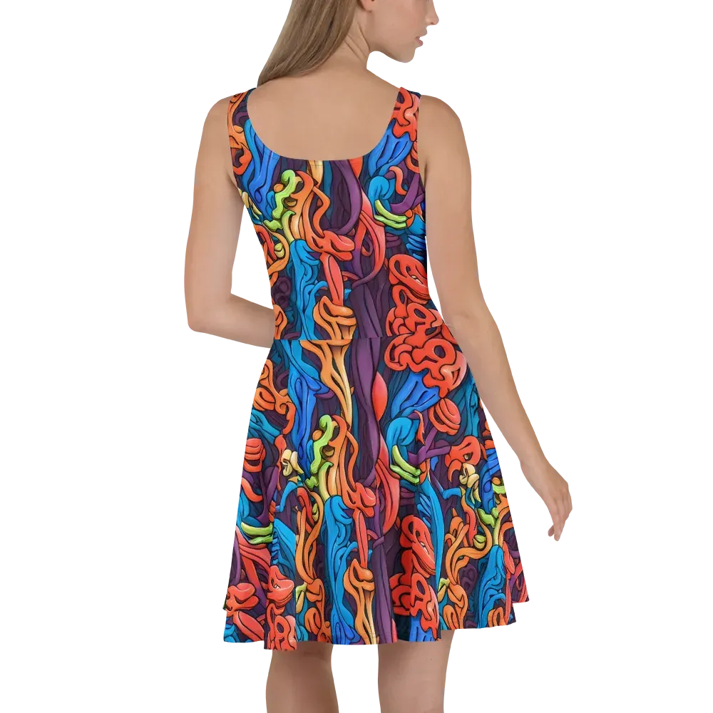 Tooker's Reverie on Skater Dress — Back