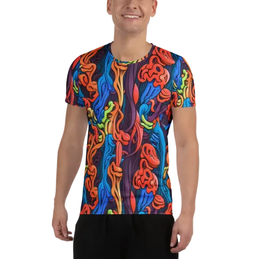 Tooker's Reverie on a Men's Athletic T-Shirt