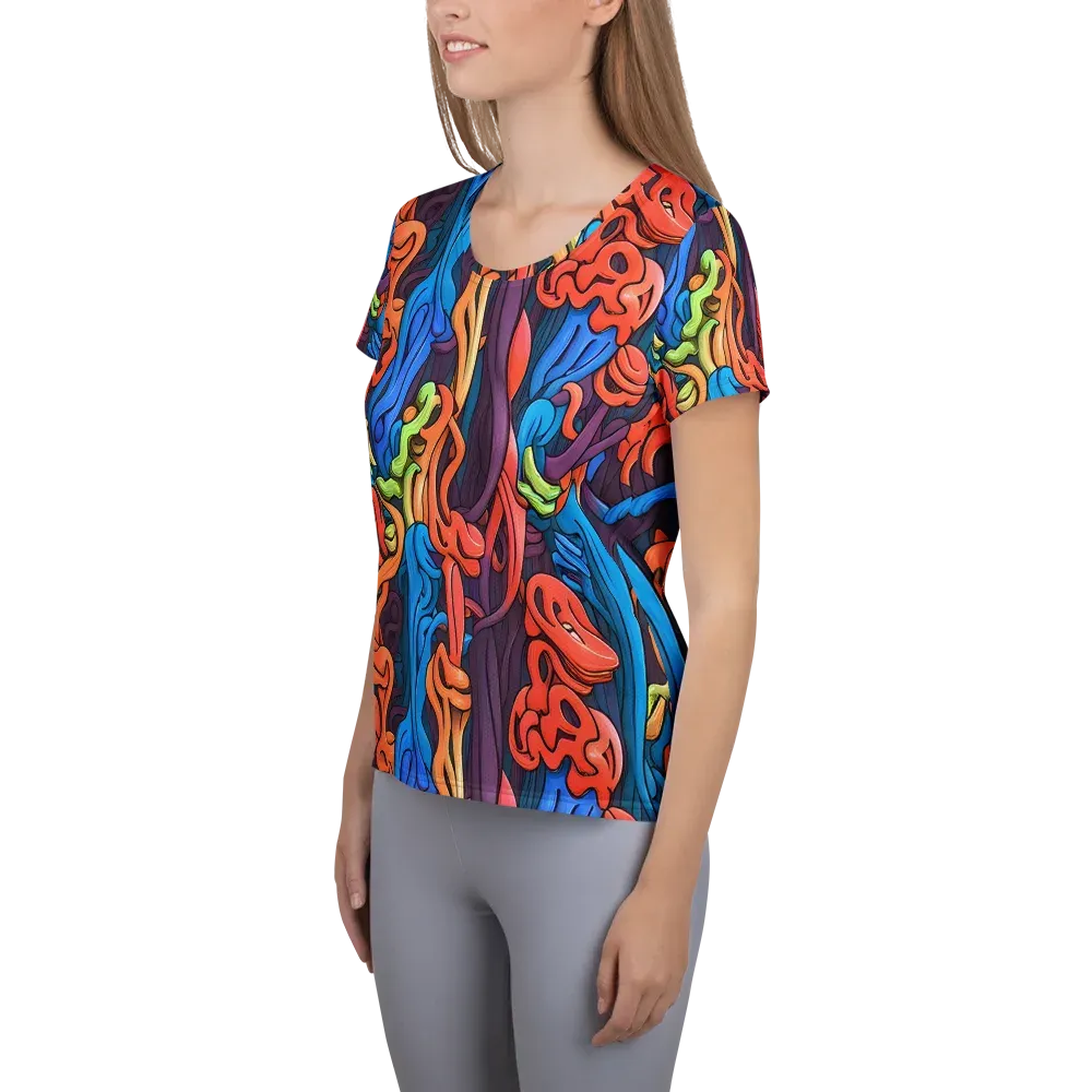 Tooker's Reverie on Women's Athletic T-Shirt — Left