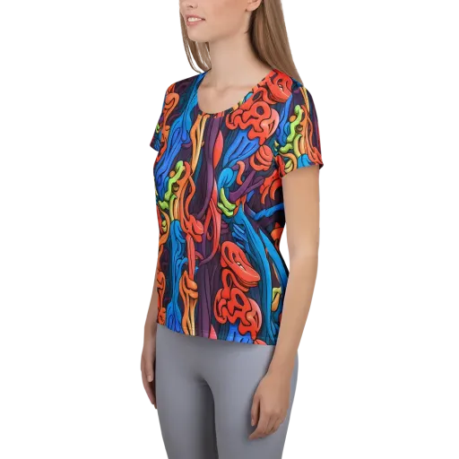 Tooker's Reverie on a Women's Athletic T-Shirt