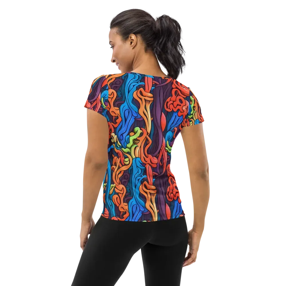 Tooker's Reverie on Women's Athletic T-Shirt — Back