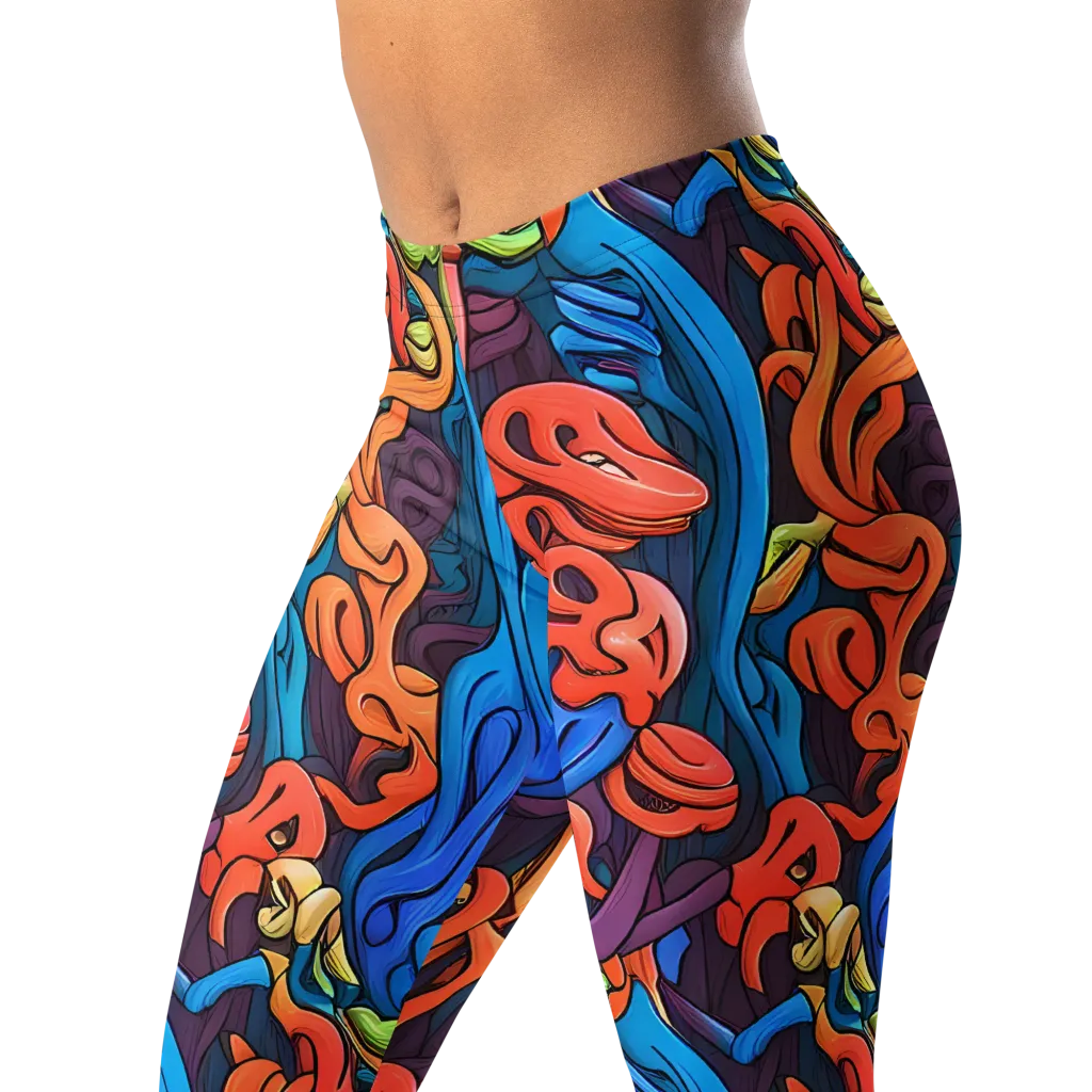 Tooker's Reverie on Leggings — Left Front