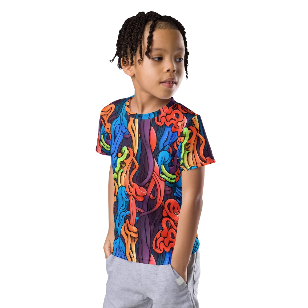 Tooker's Reverie on Kids Crew Neck T-Shirt — Left Front