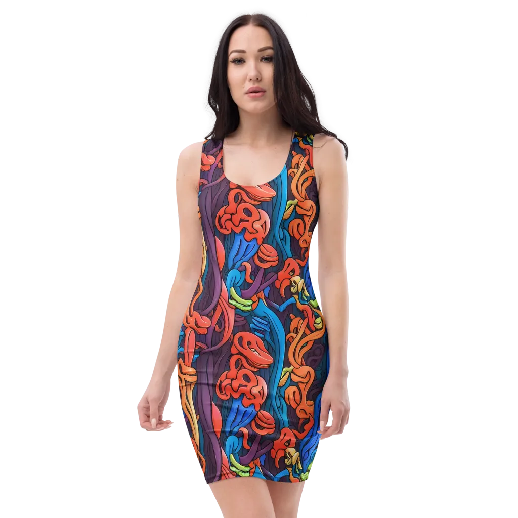 Tooker's Reverie on Bodycon Dress — Front