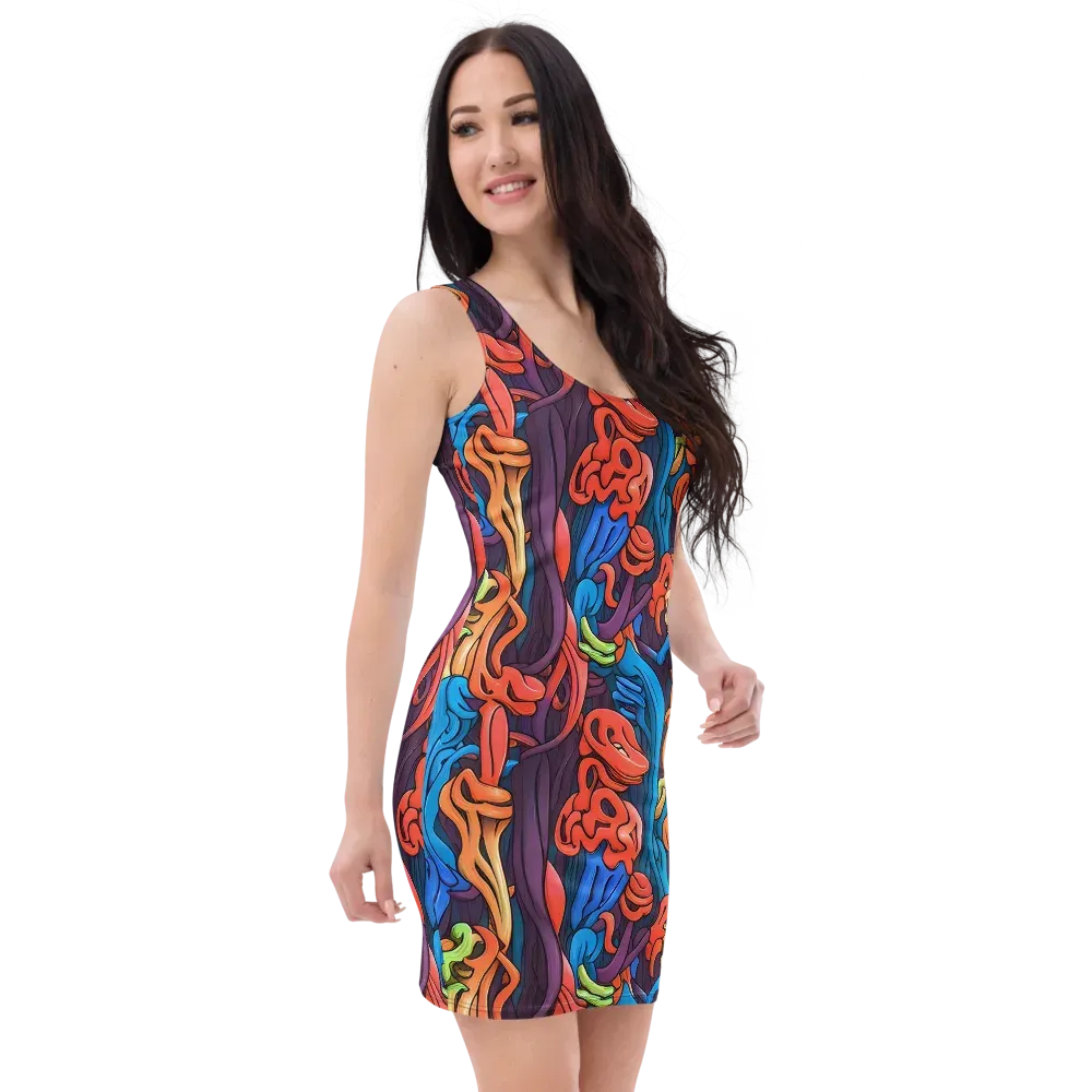 Tooker's Reverie on Bodycon Dress — Right Front
