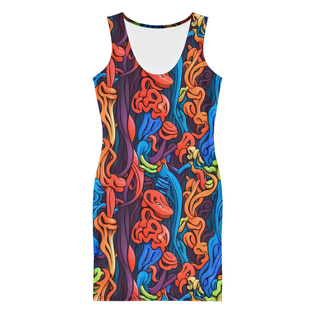 Tooker's Reverie on Bodycon Dress — Front