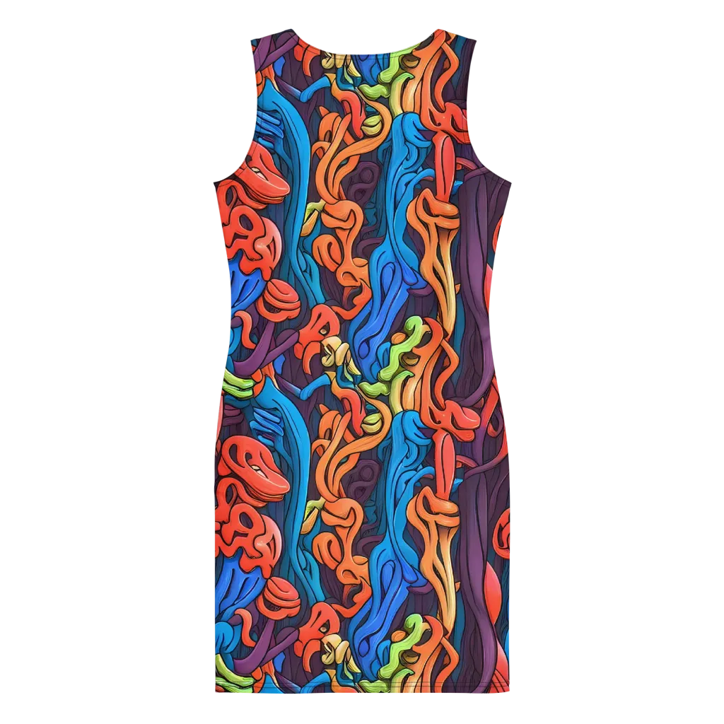 Tooker's Reverie on Bodycon Dress — Back