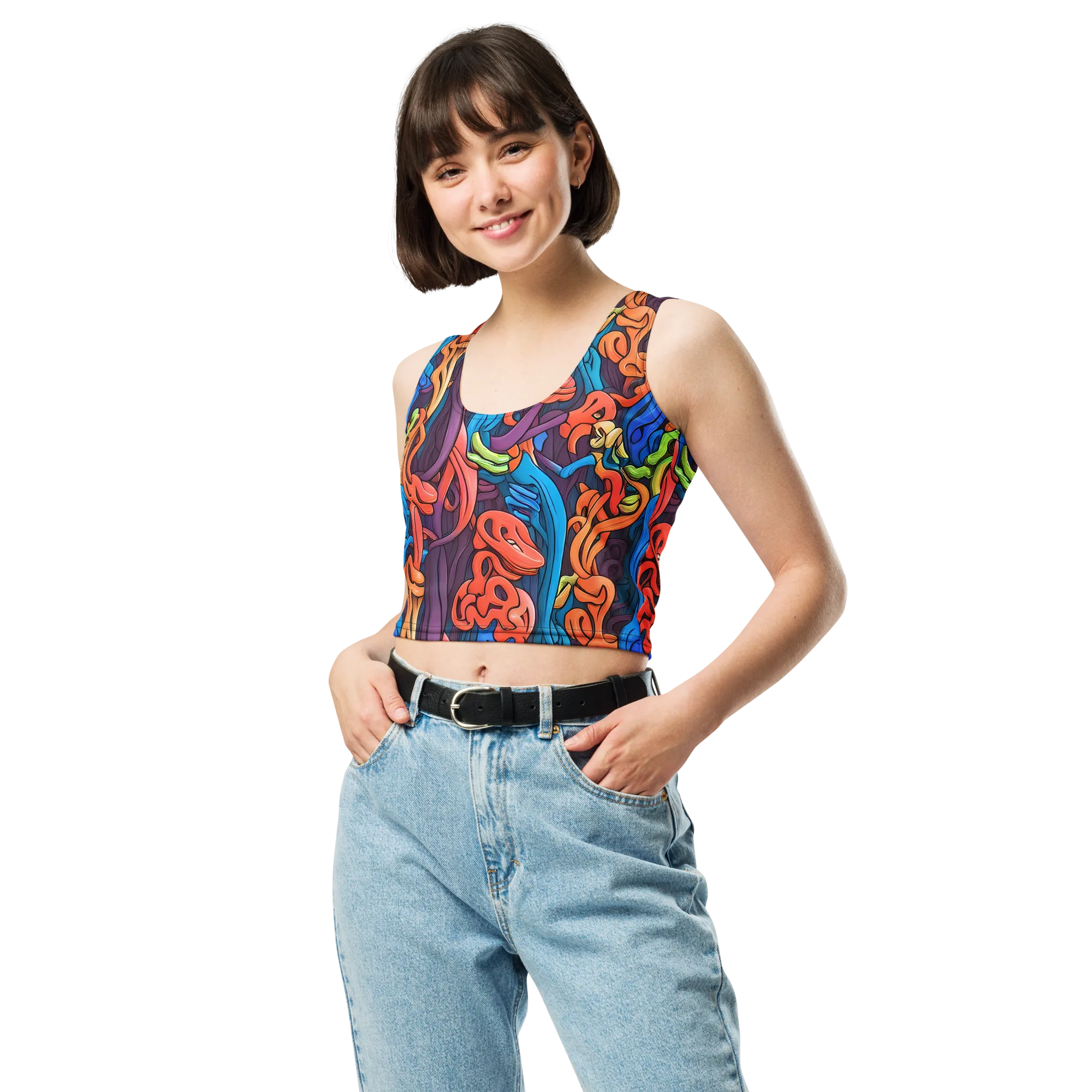 Tooker's Reverie on Crop Top — Front