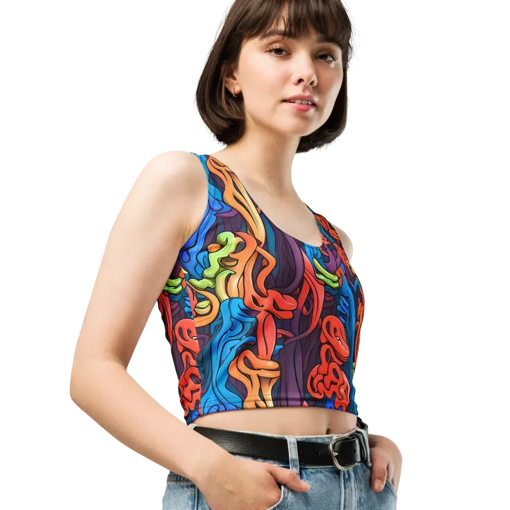 Tooker's Reverie on Crop Top — Right Front