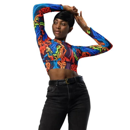 Tooker's Reverie on a Long Sleeve Crop Top
