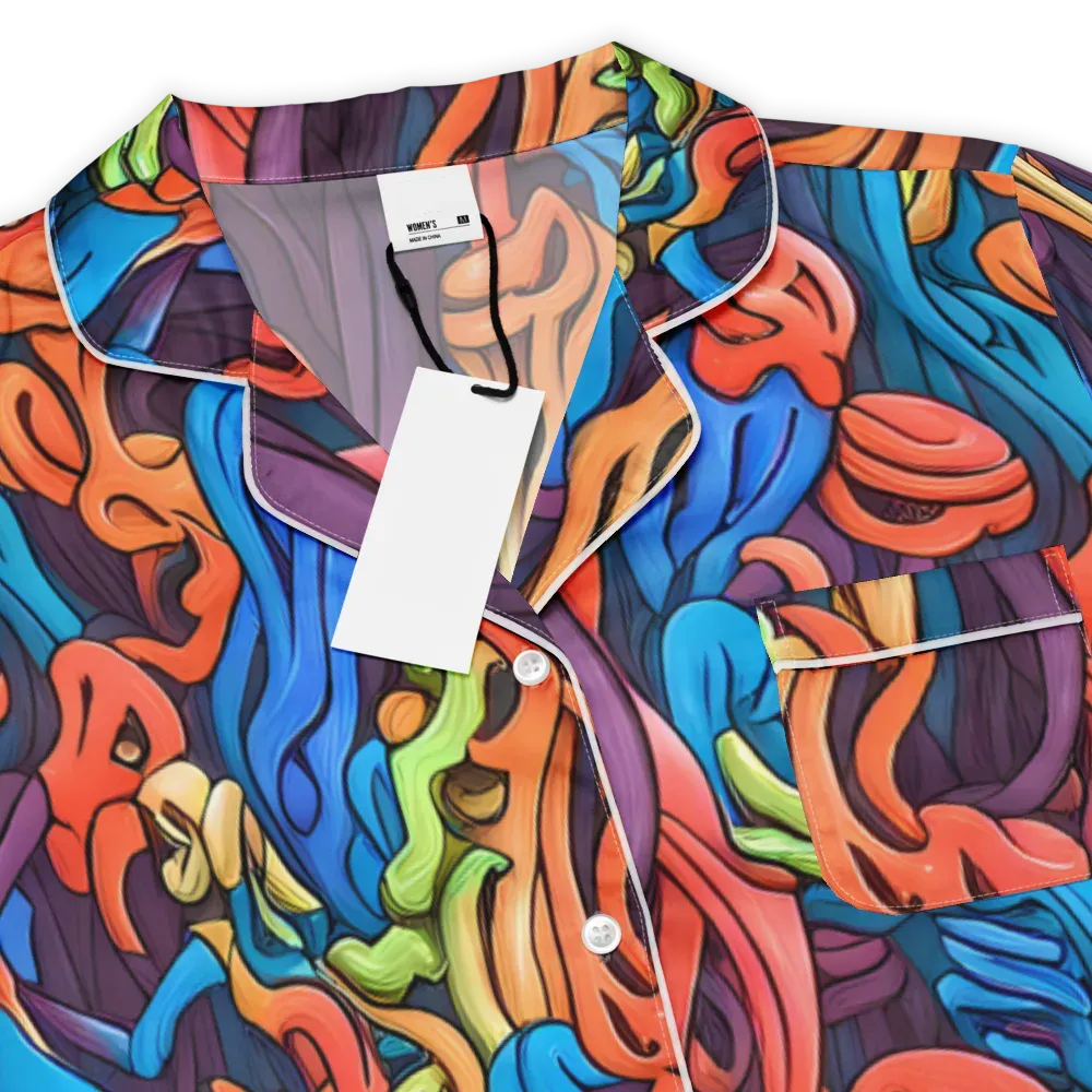 Tooker's Reverie on Women's Short Sleeve Pajama Top — Product details