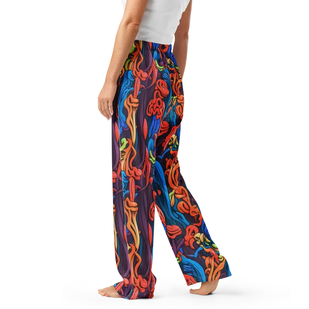 Tooker's Reverie on Women's Pajama Pants — Left
