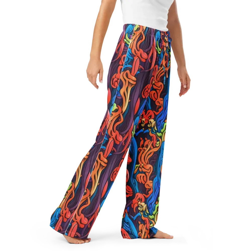 Tooker's Reverie on Women's Pajama Pants — Right Front