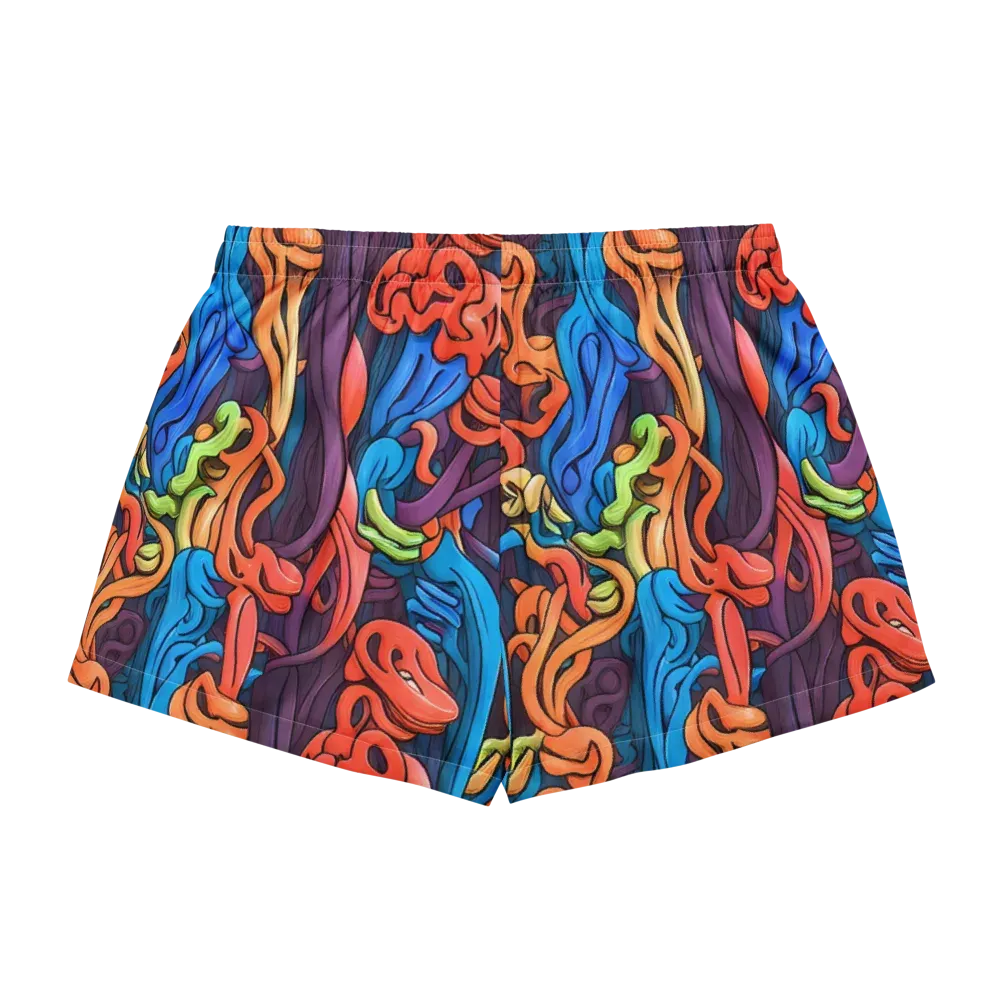 Tooker's Reverie on Women's Pajama Shorts — Back