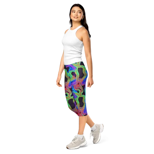 Infinite Chromatics on a Capri Leggings