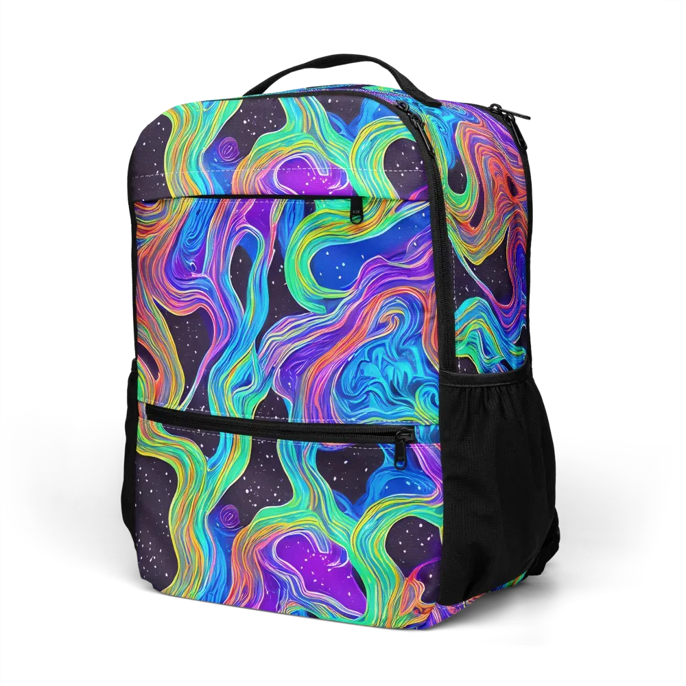 Infinite Chromatics on Utility Backpack — Left Front