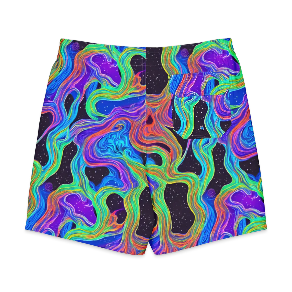 Infinite Chromatics on Men's Board Shorts — Back