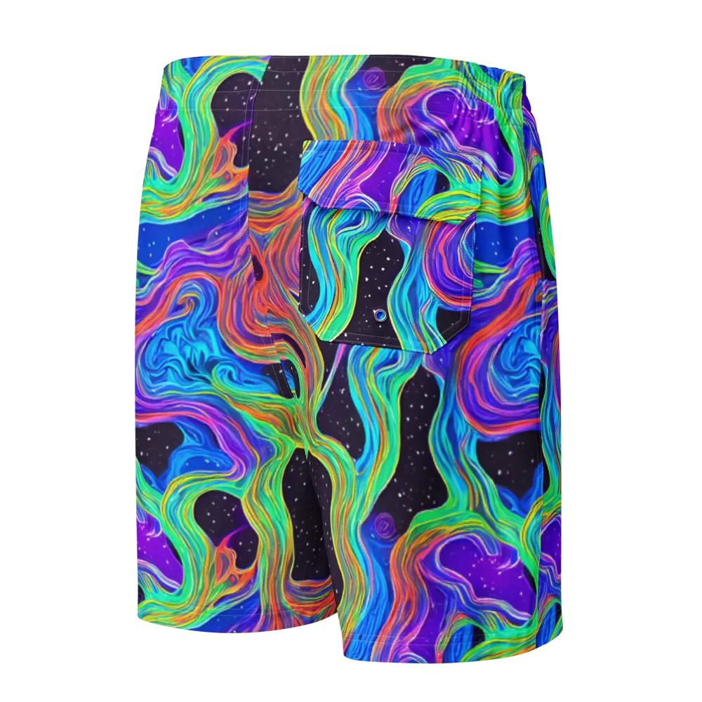 Infinite Chromatics on Men's Board Shorts — Back