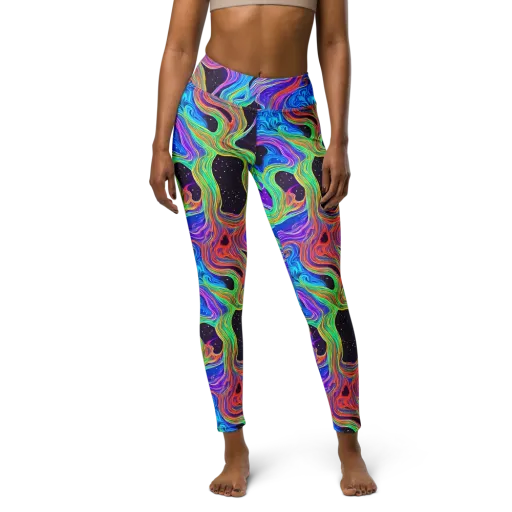 Infinite Chromatics on a Yoga Leggings