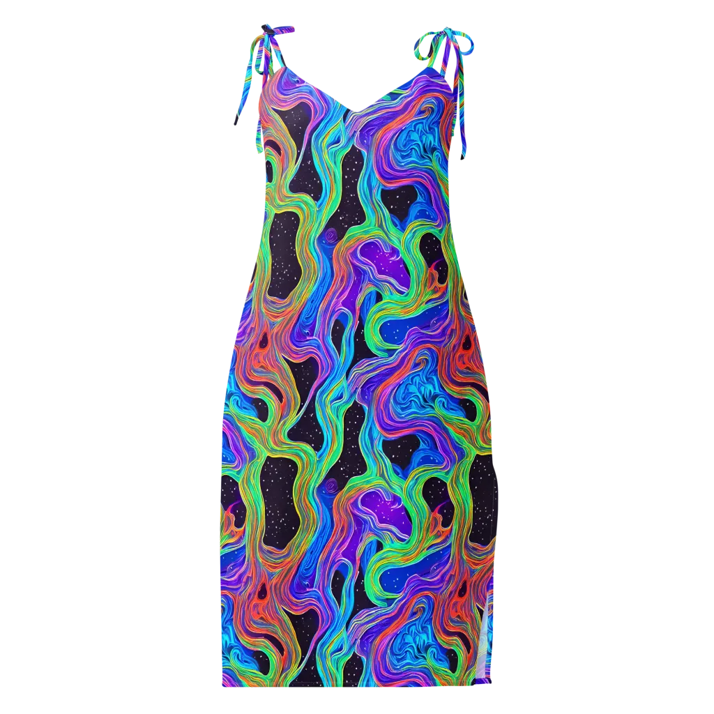 Infinite Chromatics on Slip Dress — Front