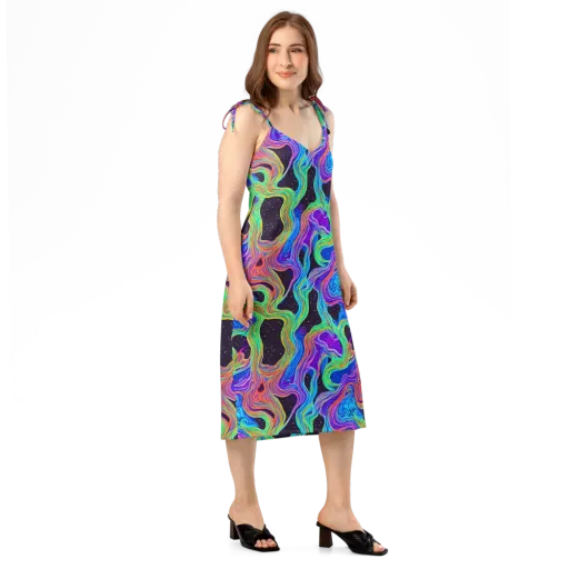 Infinite Chromatics on a Slip Dress
