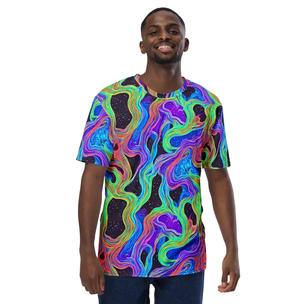 Infinite Chromatics on Men's Crew Neck T-Shirt — Front